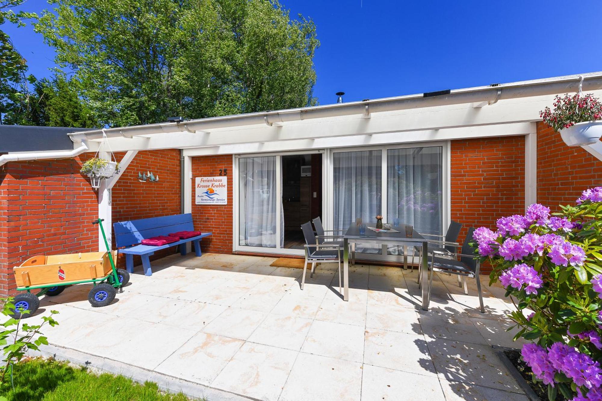 Ferienhaus Krosse Krabbe Bensersiel Exteriör bild